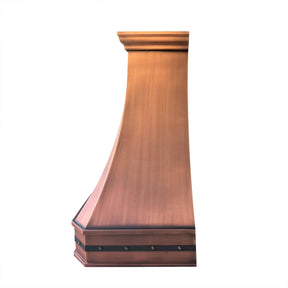 Fobest Farmhouse Antique Copper Range Hood FCP-7-Copper Range Hood-Fobest