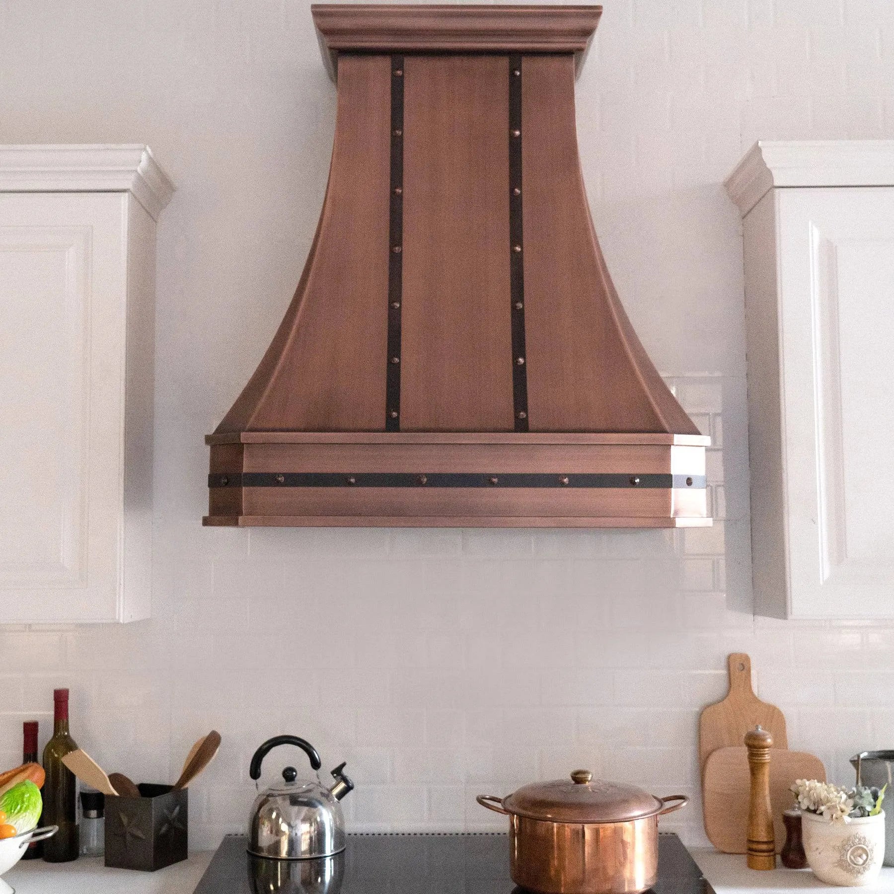Fobest Farmhouse Antique Copper Range Hood FCP-7-Copper Range Hood-Fobest