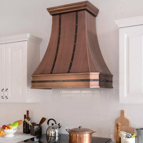 Fobest Farmhouse Antique Copper Range Hood FCP-7-Copper Range Hood-Fobest