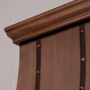 Fobest Farmhouse Antique Copper Range Hood FCP-7-Copper Range Hood-Fobest