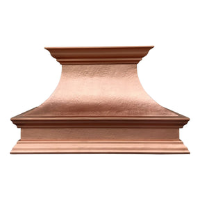 Fobest Farmhouse Copper Range Hood with Rustic Crown FCP-31-Copper Range Hood-Fobest