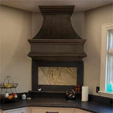Fobest Farmhouse Copper Range Hood with Rustic Crown FCP-31-Copper Range Hood-Fobest