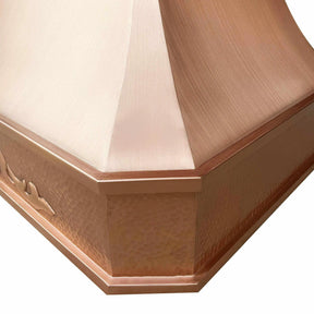 Fobest Farmhouse Copper Range Hood with Vintage Apron FCP-67-Copper Range Hood-Fobest
