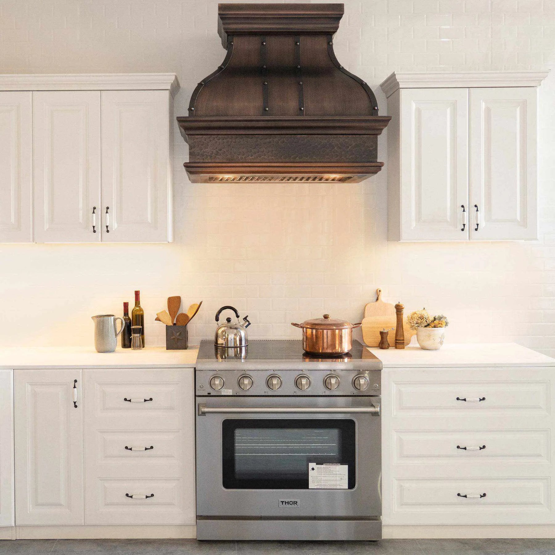 Fobest Farmhouse Custom Copper Range Hood FCP-8-Copper Range Hood-Fobest