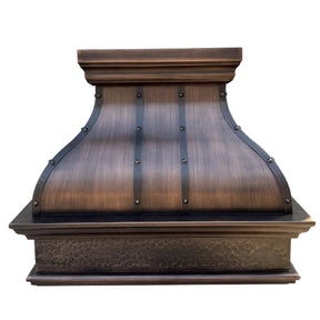 Fobest Farmhouse Custom Copper Range Hood FCP-8-Copper Range Hood-Fobest
