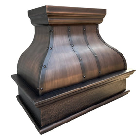 Fobest Farmhouse Custom Copper Range Hood FCP-8-Copper Range Hood-Fobest