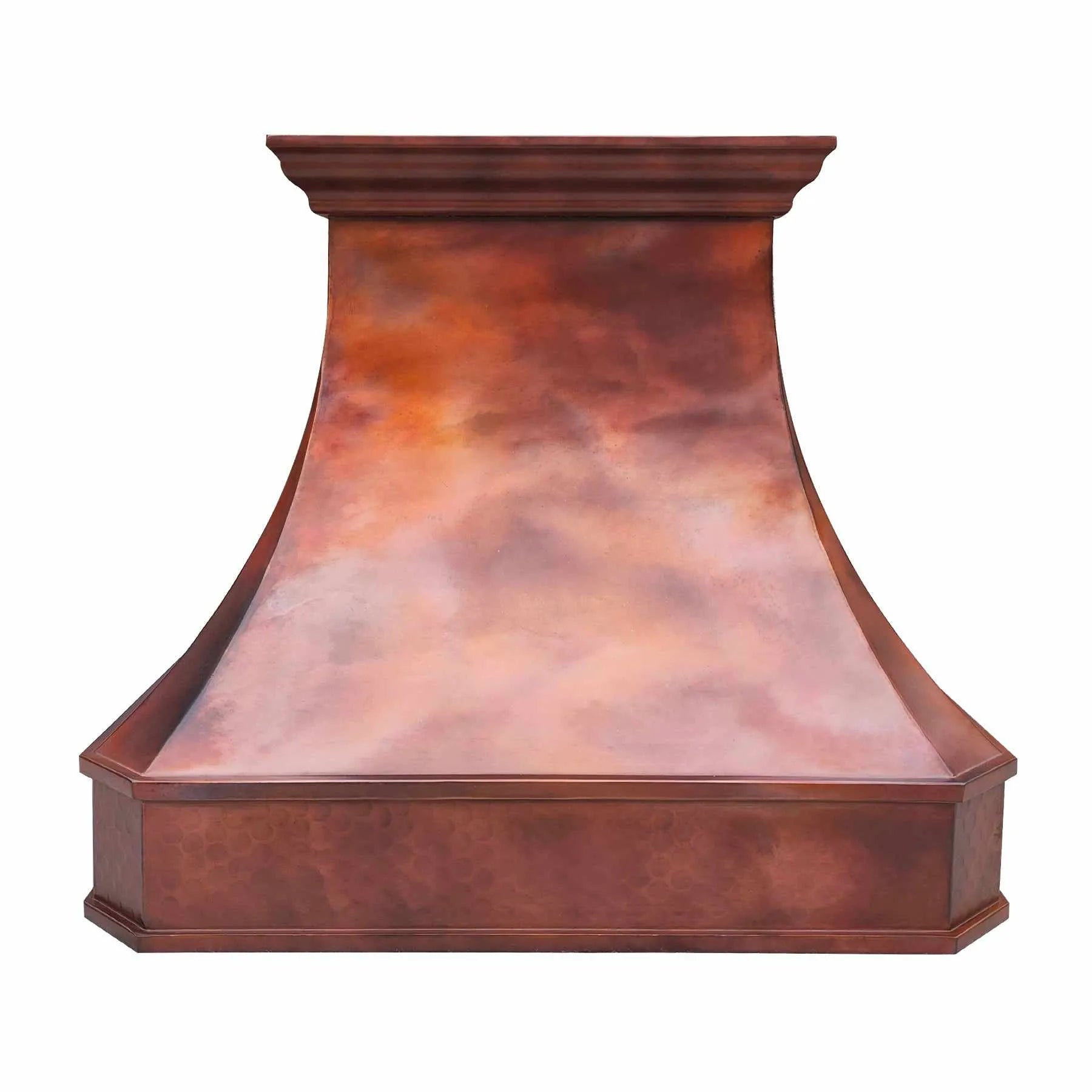 Fobest Fire Copper Range Hood with Hammer Texture FCP-156-Copper Range Hood-Fobest