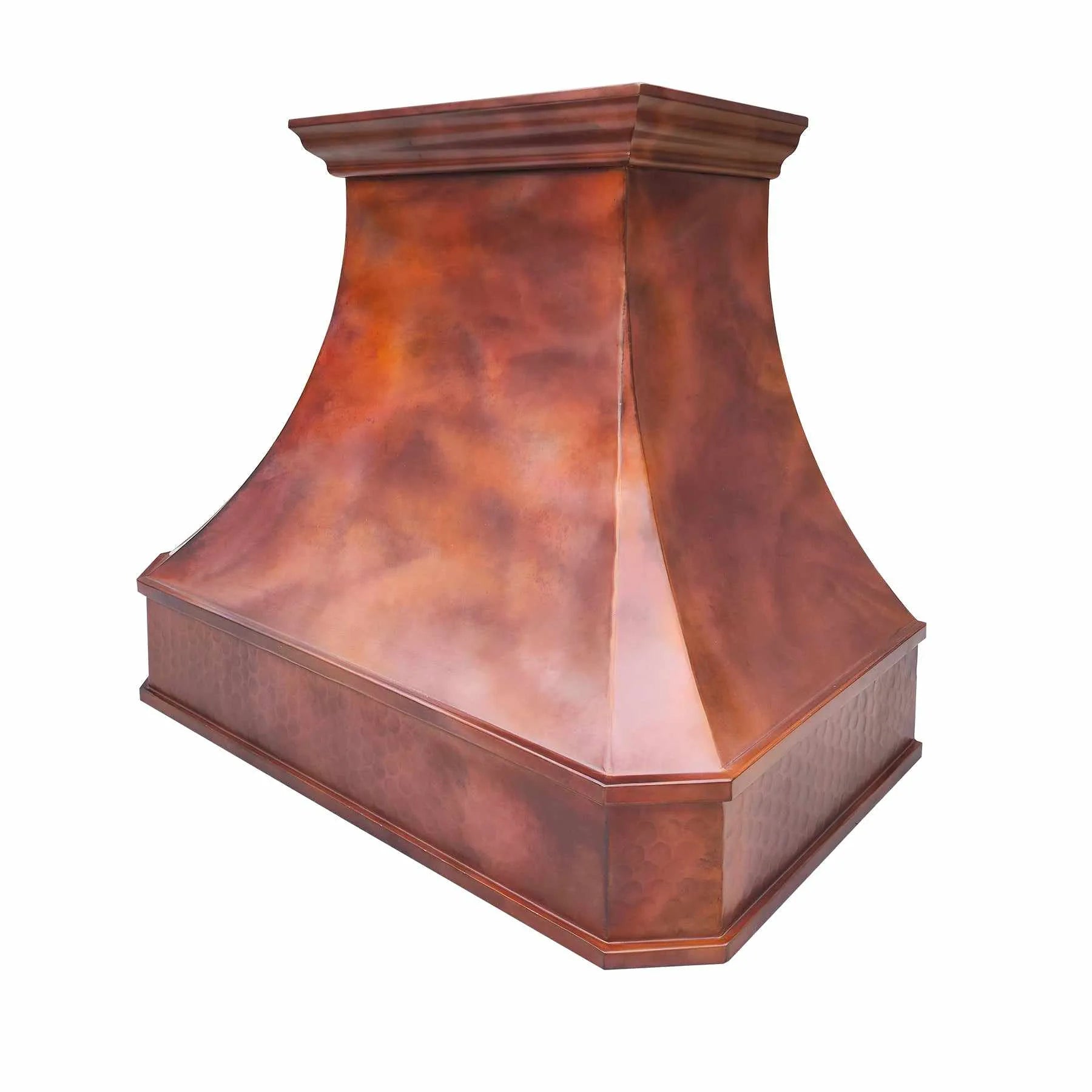 Fobest Fire Copper Range Hood with Hammer Texture FCP-156-Copper Range Hood-Fobest