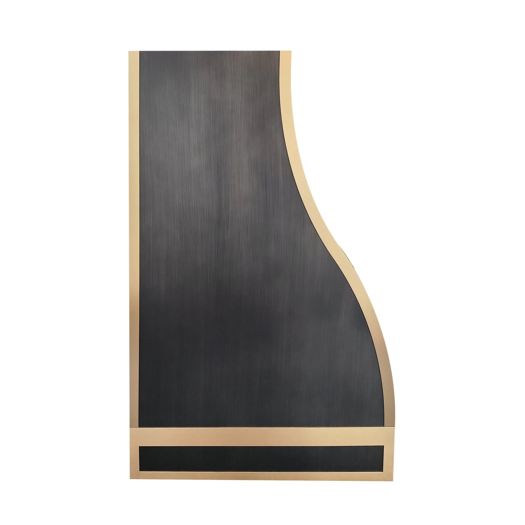 Fobest Grey & Brass Custom Kitchen Hoods Stainless Steel Finish FSS-433-Stainless Steel Range Hood-Fobest