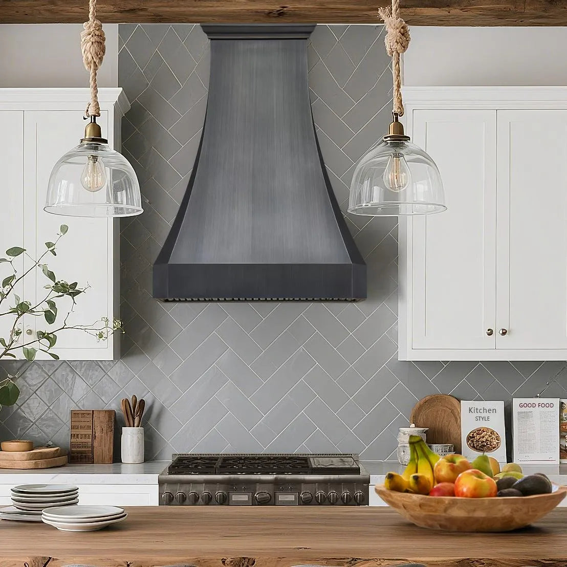 Fobest Grey Stainless Steel Range Hood FSS-379-Stainless Steel Range Hood-Fobest