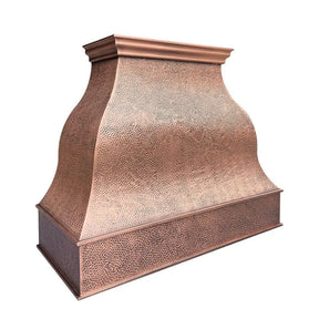 Fobest Hammered Copper Kitchen Hood FCP-12-Copper Range Hood-Fobest