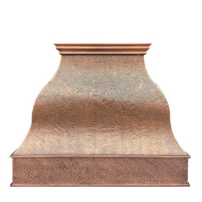 Fobest Hammered Copper Kitchen Hood FCP-12-Copper Range Hood-Fobest