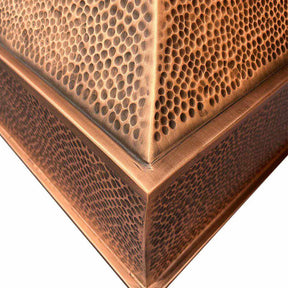 Fobest Hammered Copper Kitchen Hood FCP-12-Copper Range Hood-Fobest