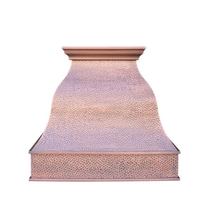 Fobest Hammered Copper Kitchen Hood FCP-12-Copper Range Hood-Fobest