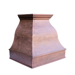 Fobest Hammered Copper Kitchen Hood FCP-12-Copper Range Hood-Fobest