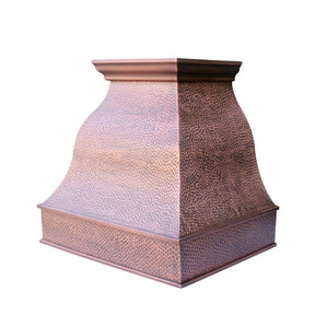 Fobest Hammered Copper Kitchen Hood FCP-12-Copper Range Hood-Fobest