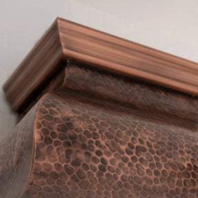 Fobest Hammered Copper Kitchen Hood FCP-12-Copper Range Hood-Fobest