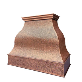 Fobest Hammered Copper Kitchen Hood FCP-12-Copper Range Hood-Fobest