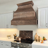 Fobest Hammered Copper Kitchen Hood FCP-12-Copper Range Hood-Fobest