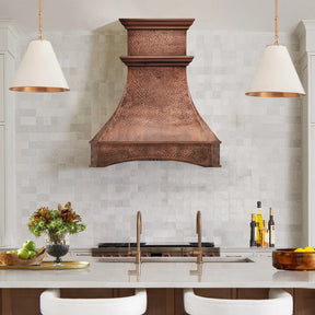 Fobest Hammered Copper Kitchen Range Hood FCP-298