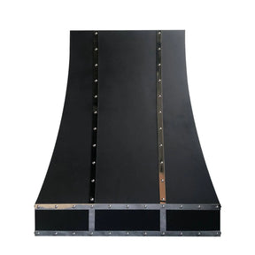 Fobest Handcrafted Black Stainless Steel Range Hood FSS-89-Stainless Steel Range Hood-Fobest