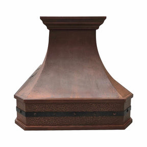Fobest Island Copper Range Hood with Vintage Copper Finish FCP-178-Copper Range Hood-Fobest