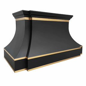 Fobest Kichen Stove Hood Black Stainless Steel Finish FSS-250-Stainless Steel Range Hood-Fobest