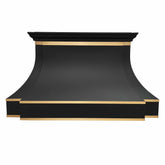 Fobest Kichen Stove Hood Black Stainless Steel Finish FSS-250-Stainless Steel Range Hood-Fobest