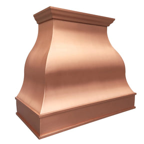 Fobest Kitchen Copper Hood with Wavy Design FCP-243-Copper Range Hood-Fobest