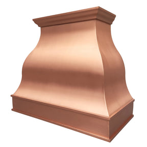 Fobest Kitchen Copper Hood with Wavy Design FCP-243-Copper Range Hood-Fobest