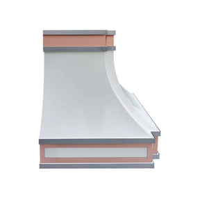 Fobest Kitchen Range Hood with Copper Trims FSS-346-Stainless Steel Range Hood-Fobest