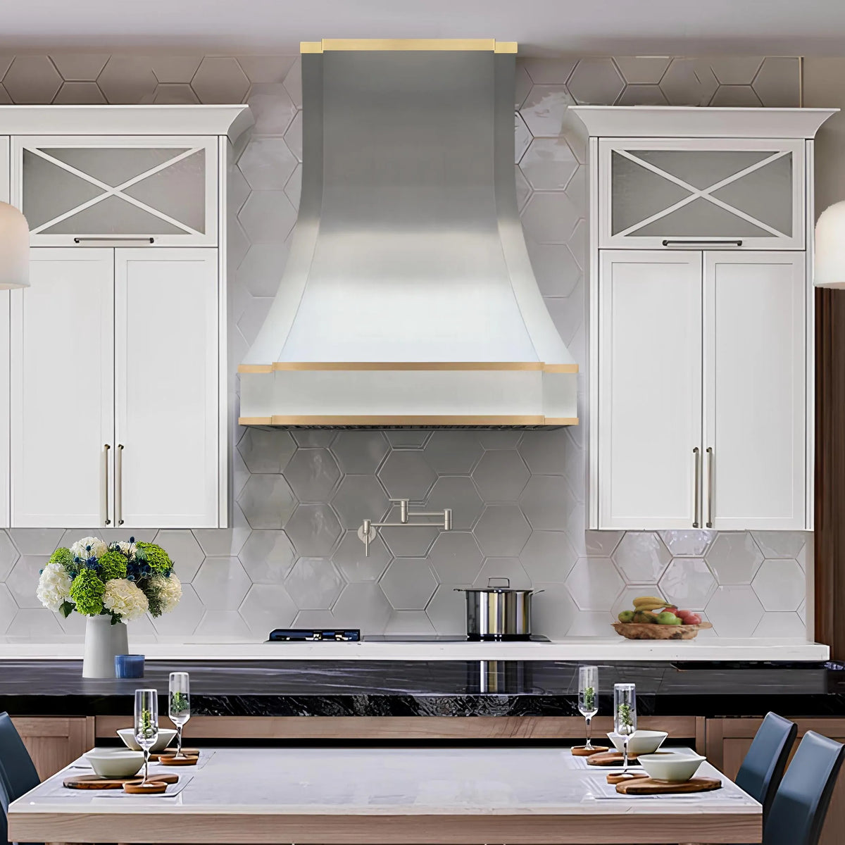 Fobest Kitchen Stove Hood Stainless Steel Finish FSS-366-Stainless Steel Range Hood-Fobest