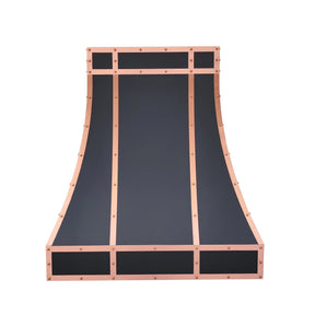 Fobest Kitchen Stove Hood with Copper Band FSS-353-Stainless Steel Range Hood-Fobest