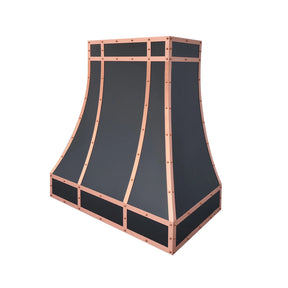 Fobest Kitchen Stove Hood with Copper Band FSS-353-Stainless Steel Range Hood-Fobest