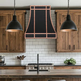 Fobest Kitchen Stove Hood with Copper Band FSS-353-Stainless Steel Range Hood-Fobest