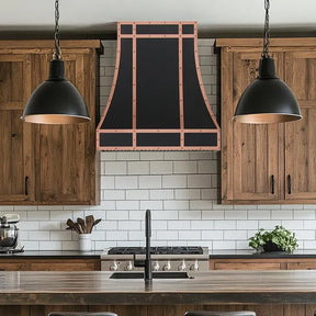 Fobest Kitchen Stove Hood with Copper Band FSS-353-Stainless Steel Range Hood-Fobest