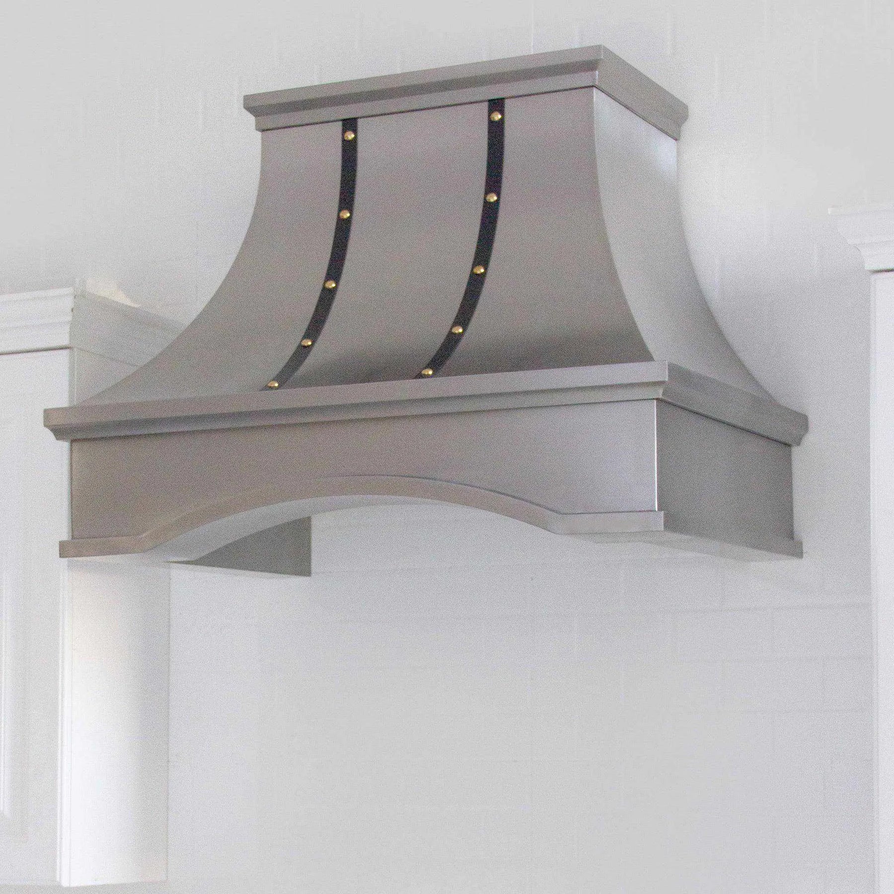 Fobest Matte Stainless Steel Range Hood with Arched Design FSS-71-Stainless Steel Range Hood-Fobest