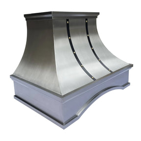 Fobest Matte Stainless Steel Range Hood with Arched Design FSS-71-Stainless Steel Range Hood-Fobest