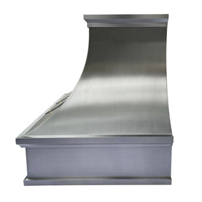 Fobest Matte Stainless Steel Range Hood with Arched Design FSS-71-Stainless Steel Range Hood-Fobest