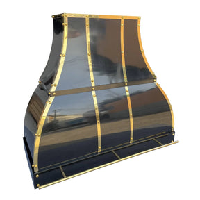 Fobest Mirror Black Stainless Steel Range Hood FSS-129-Stainless Steel Range Hood-Fobest