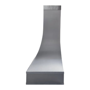 Fobest Modern Stainless Steel Range Hood with Mirror Straps FSS-437-Stainless Steel Range Hood-Fobest