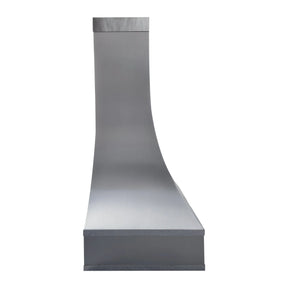 Fobest Modern Stainless Steel Range Hood with Mirror Straps FSS-437-Stainless Steel Range Hood-Fobest