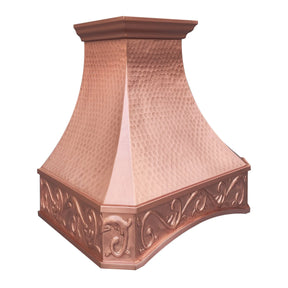 Fobest Natural Copper Range Hood with Arched Bottom FCP-212-Copper Range Hood-Fobest