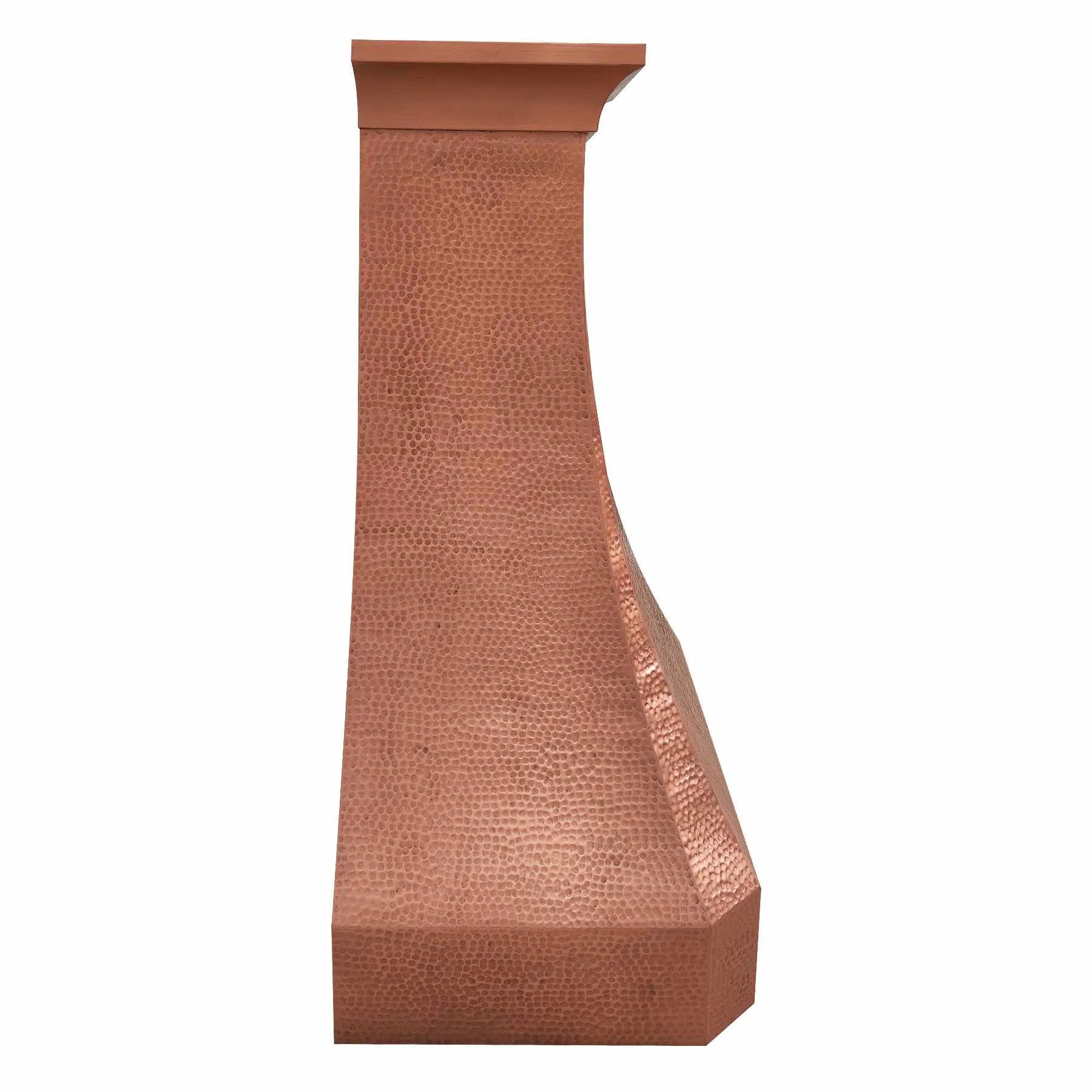 Fobest Natural Copper Range Hood with Hammer Finish FCP-162-Copper Range Hood-Fobest