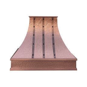 Fobest Natural Copper Range Hood with Hammered Texture FCP-223-Copper Range Hood-Fobest