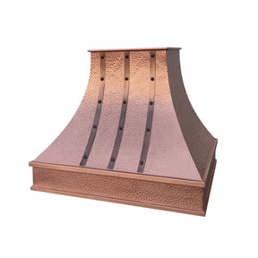 Fobest Natural Copper Range Hood with Hammered Texture FCP-223-Copper Range Hood-Fobest