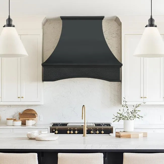 Fobest Oil Rubbed Bronze Copper Range Hood with Arched Bottom FCP-232-Copper Range Hood-Fobest