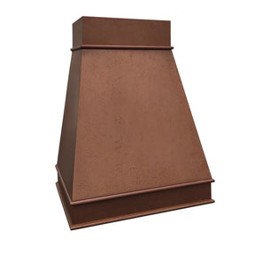 Fobest Rustic Copper Range Hood with Vintage Finish FCP-174-Copper Range Hood-Fobest