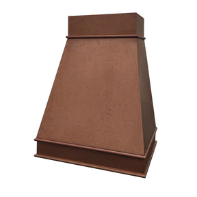 Fobest Rustic Copper Range Hood with Vintage Finish FCP-174-Copper Range Hood-Fobest