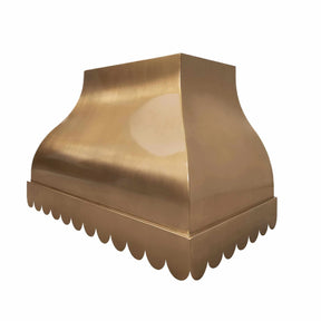 Fobest Scalloped Custom Brass Vent Hood FSS-232-Stainless Steel Range Hood-Fobest